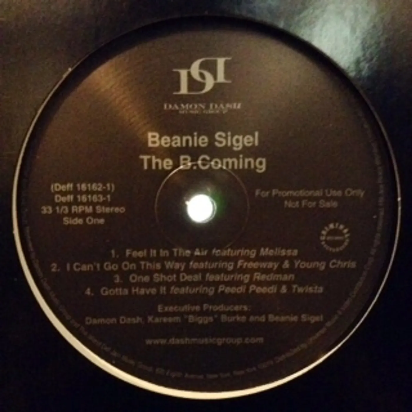 Beanie Sigel B COMING Vinyl Record
