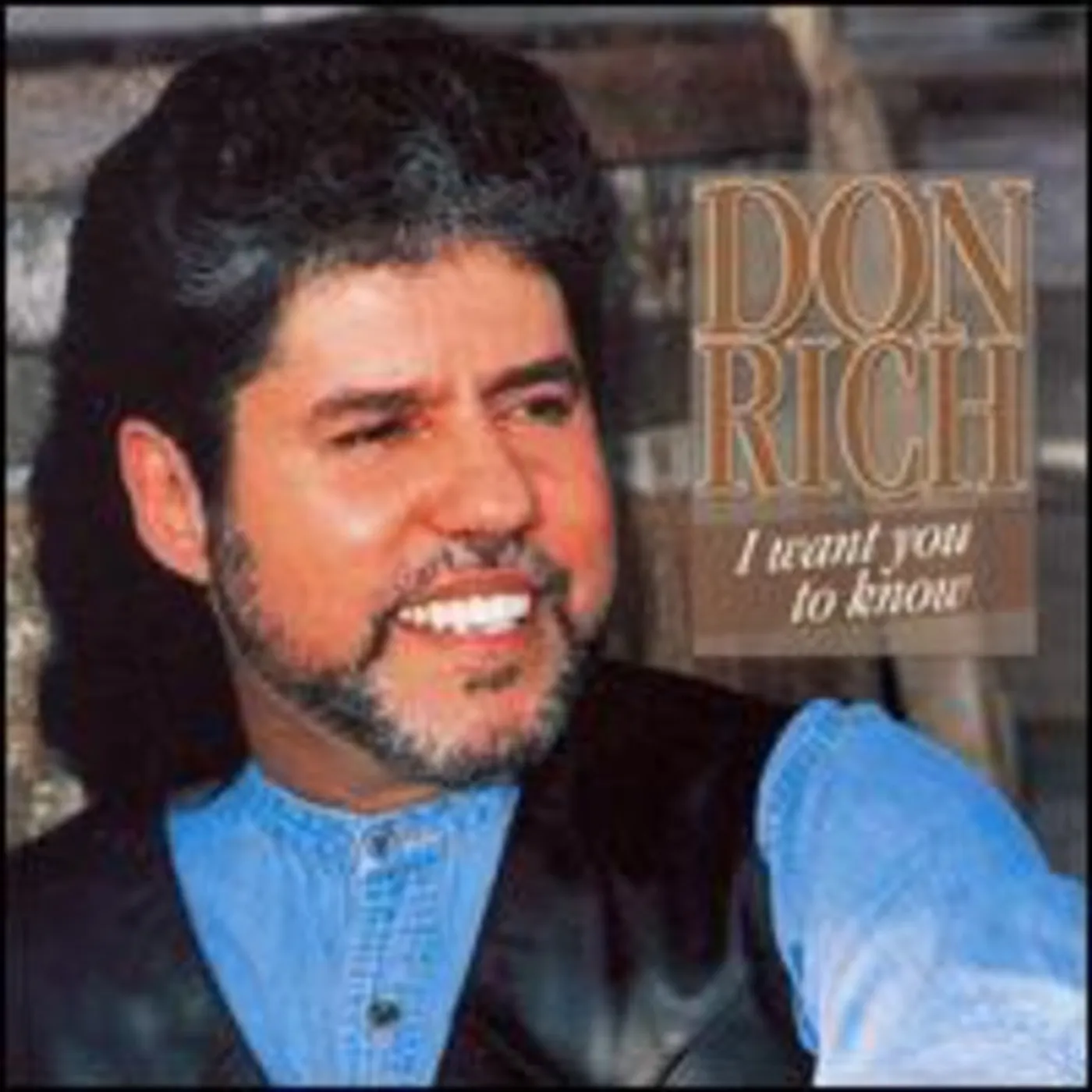 Don Rich I WANT YOU TO KNOW CD