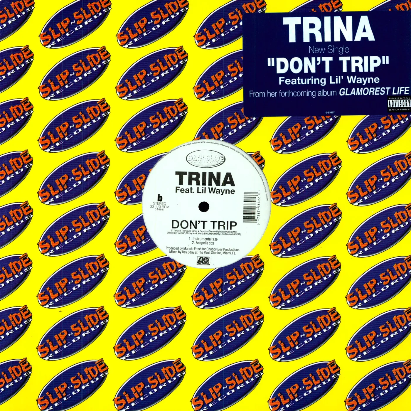 Trina DON'T TRIP Vinyl Record