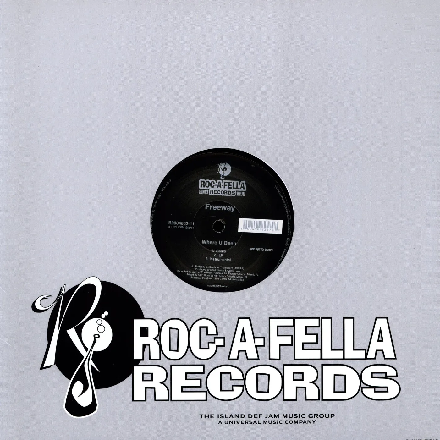 Freeway WHERE U BEEN (X3) Vinyl Record