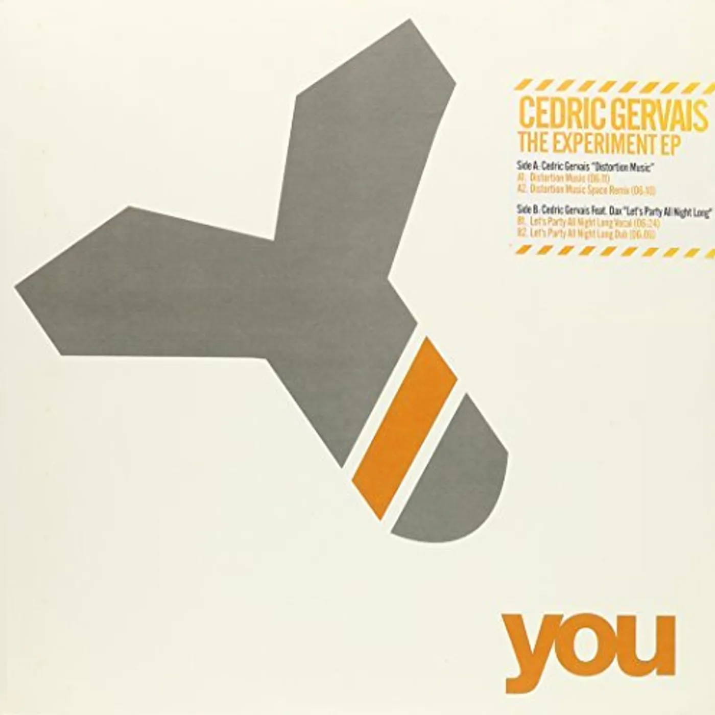 Cedric Gervais EXPERIMENT EP Vinyl Record