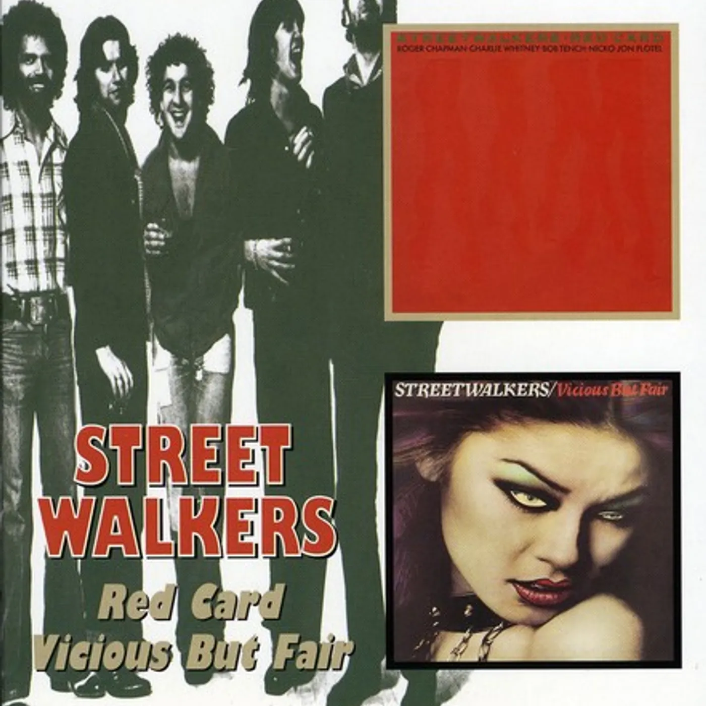 Streetwalkers RED CARD / VICIOUS BUT FAIR CD