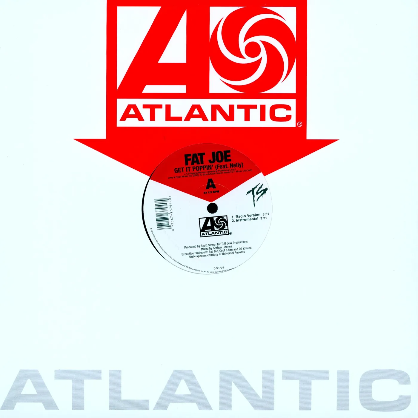 Fat Joe GET IT POPPIN Vinyl Record