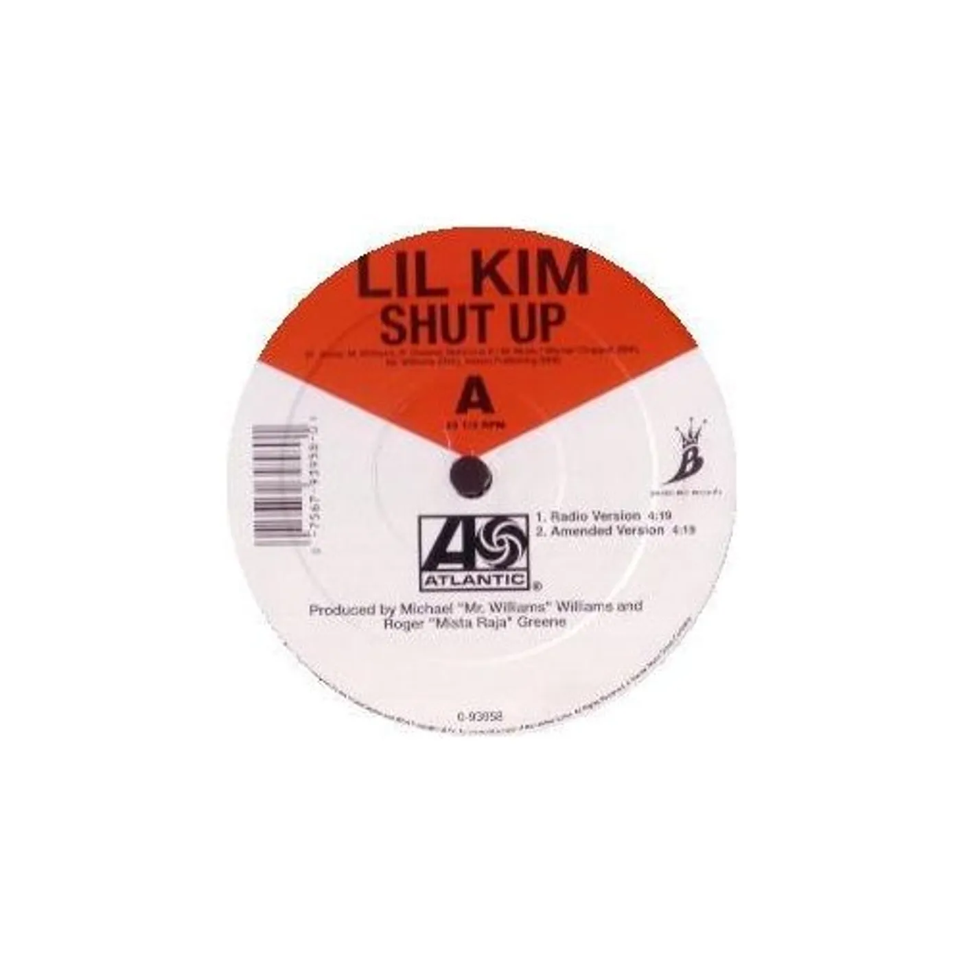 Lil' Kim Shut Up Vinyl Record
