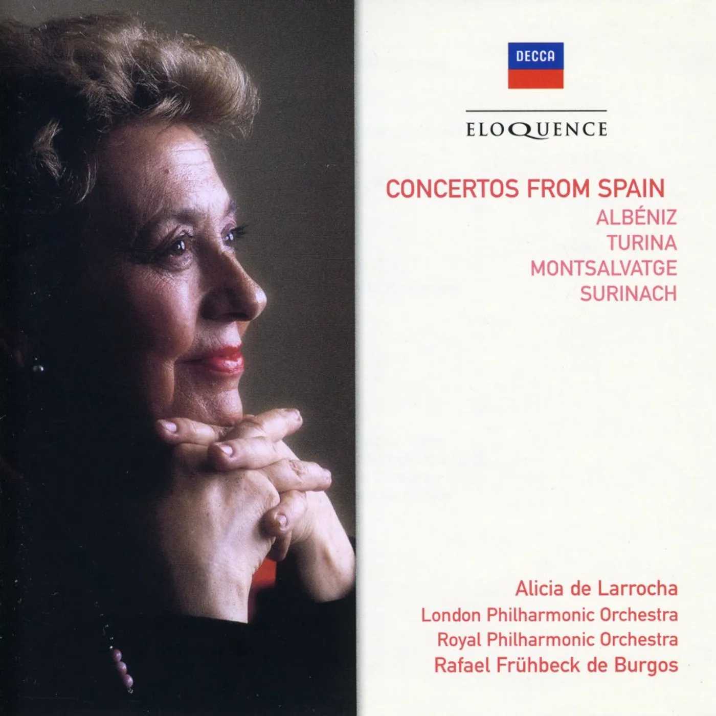Alicia de Larrocha CONCERTOS FROM SPAIN CD