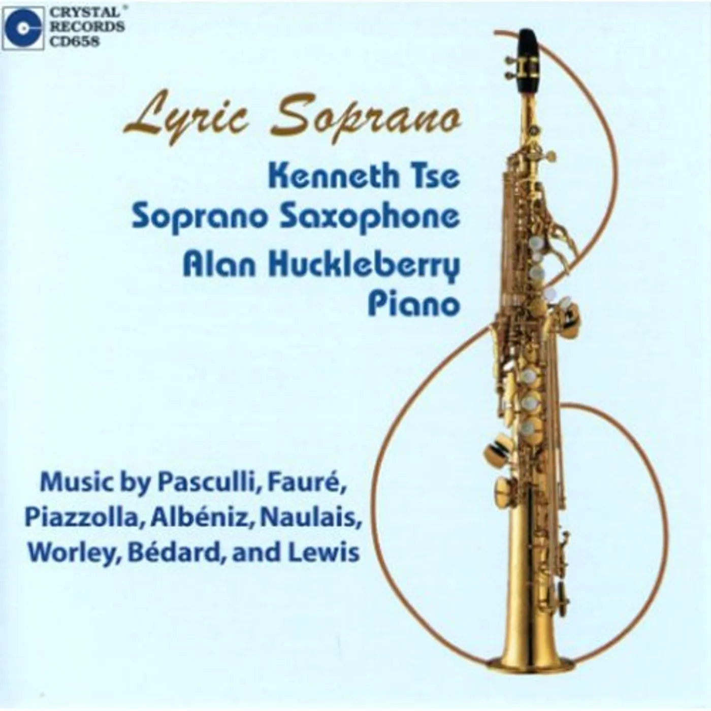 Kenneth Tse LYRIC SOPRANO SAXOPHONE CD