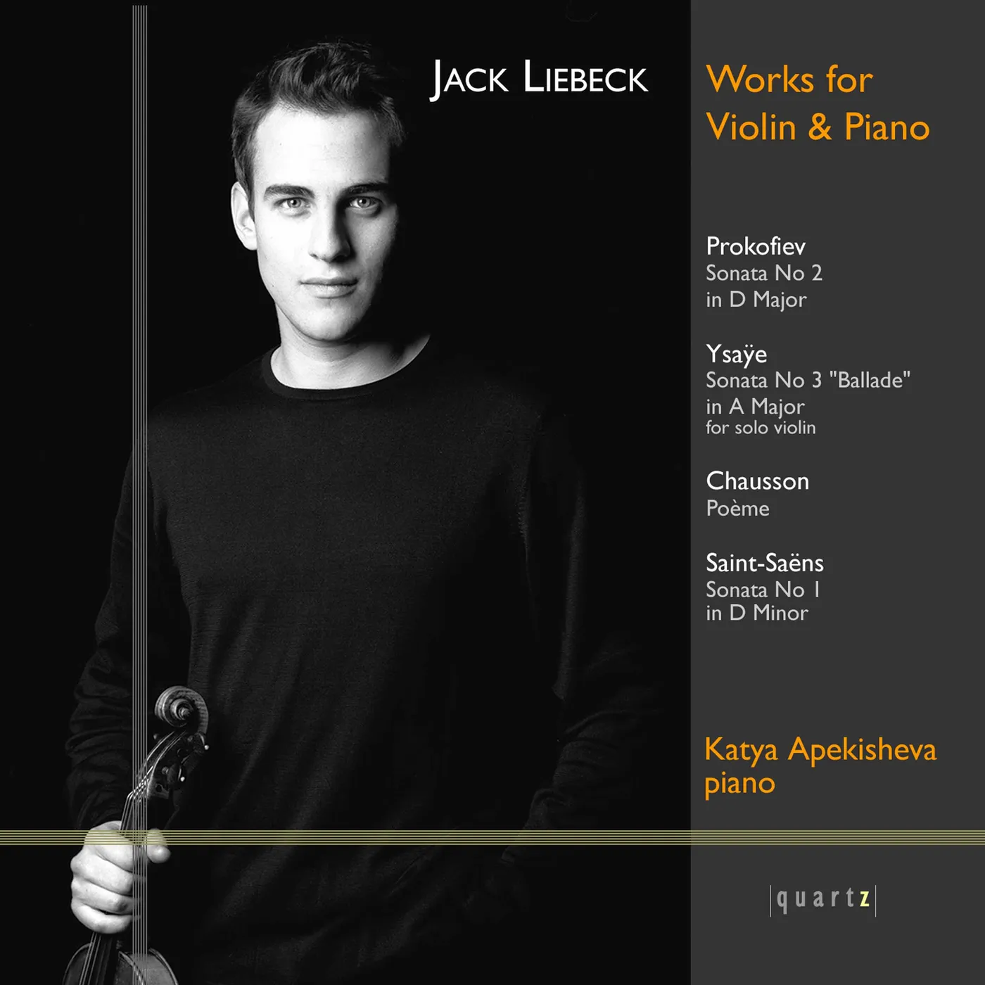 Jack Liebeck WORKS FOR VIOLIN & PIANO CD
