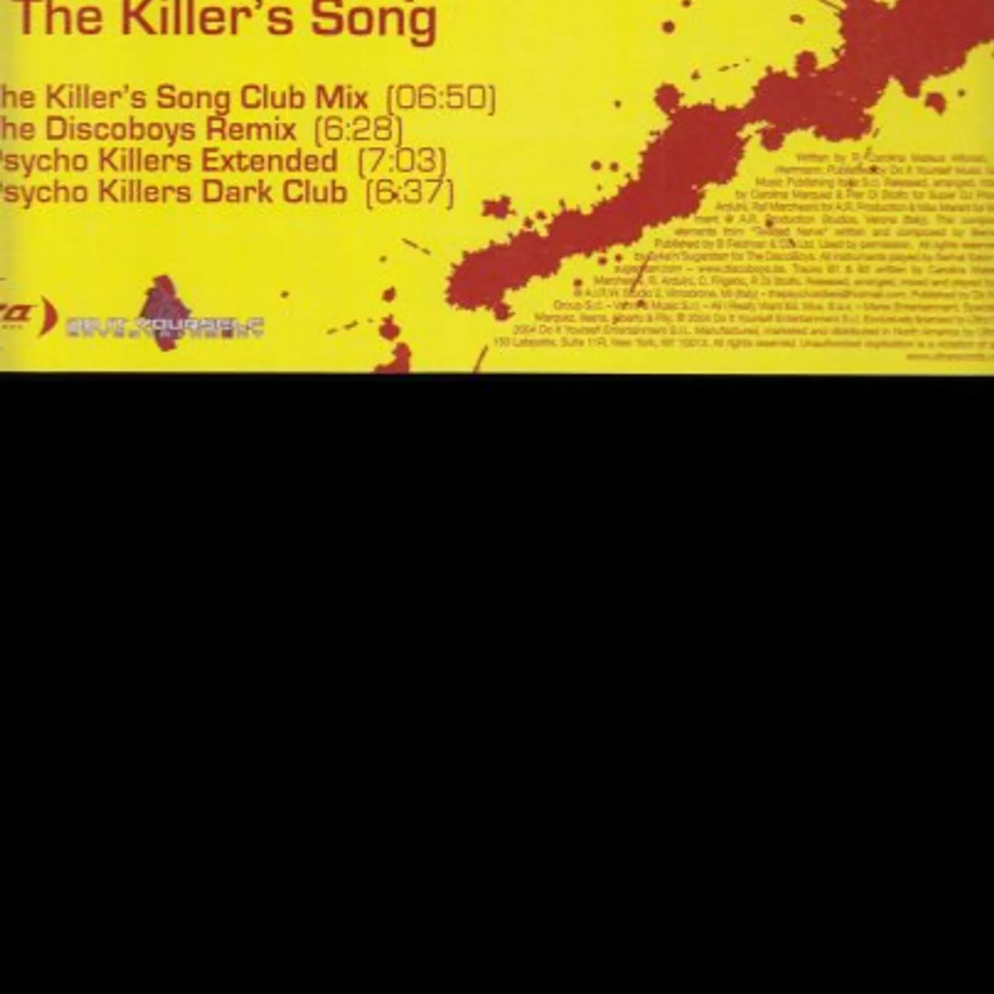 Carolina Marquez KILLERS SONG Vinyl Record