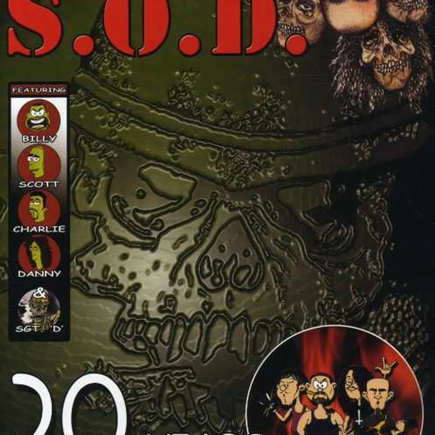 SOD 20 YEARS OF DYSFUNCTION DVD
