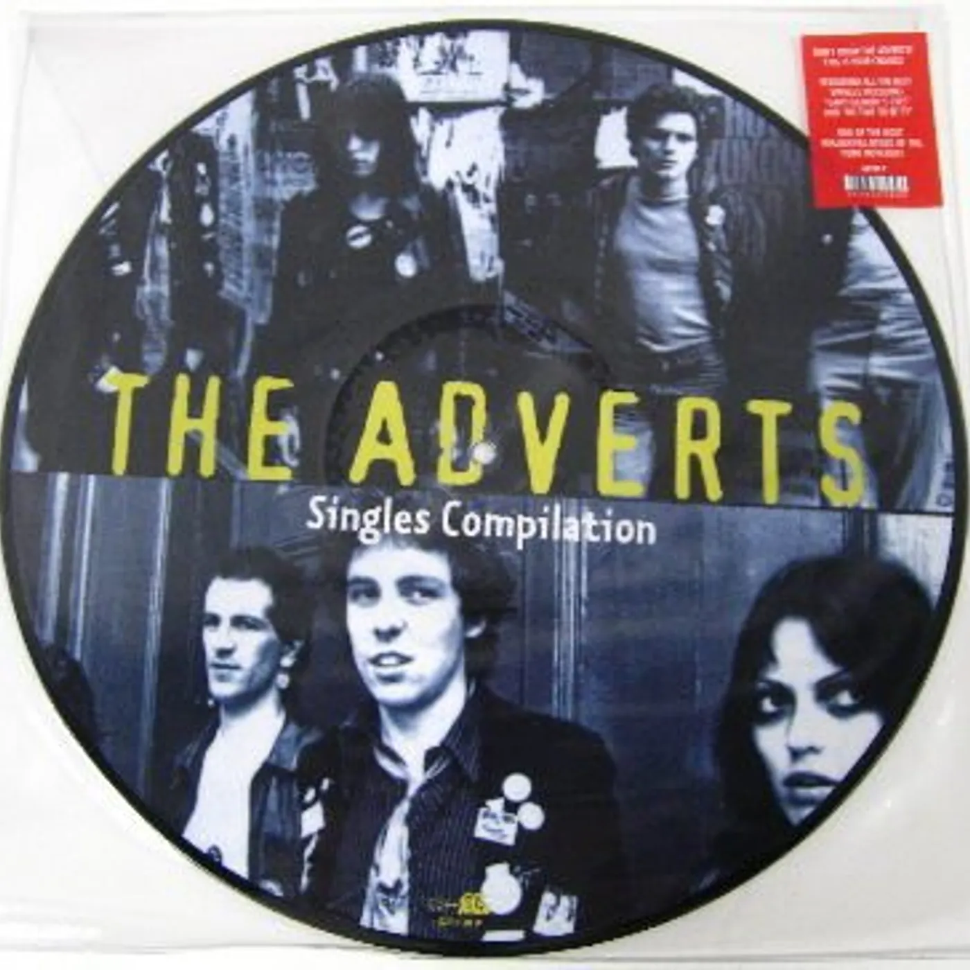 The Adverts SINGLES COLLECTION (PICTURE DISC) Vinyl Record