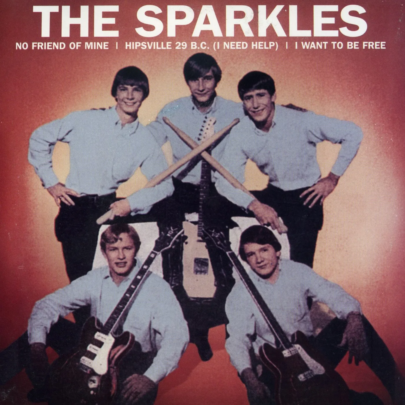 Sparkles NO FRIEND OF MINE: HIPSVILLE 29 B.C. / I WANT TO Vinyl Record
