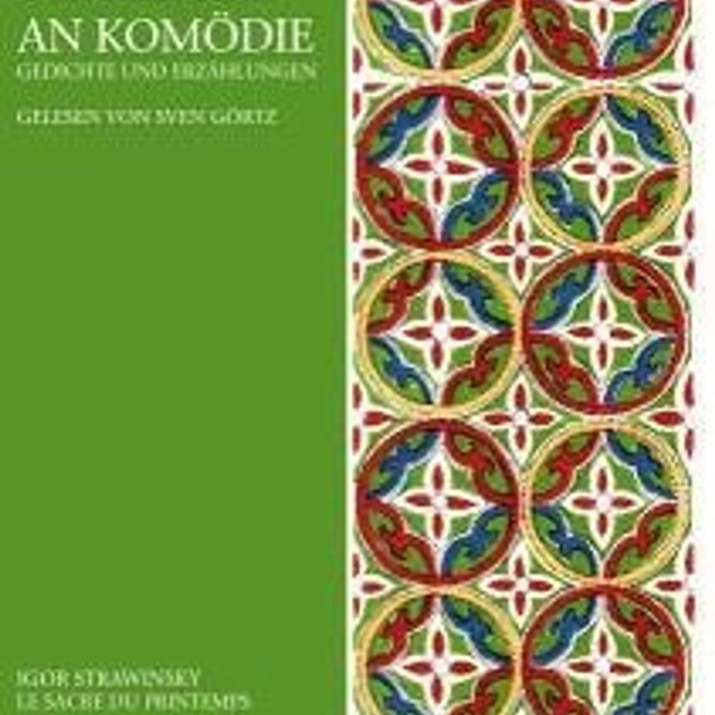 Joachim Ringelnatz DIE FREUDE AN KROMODLE CD