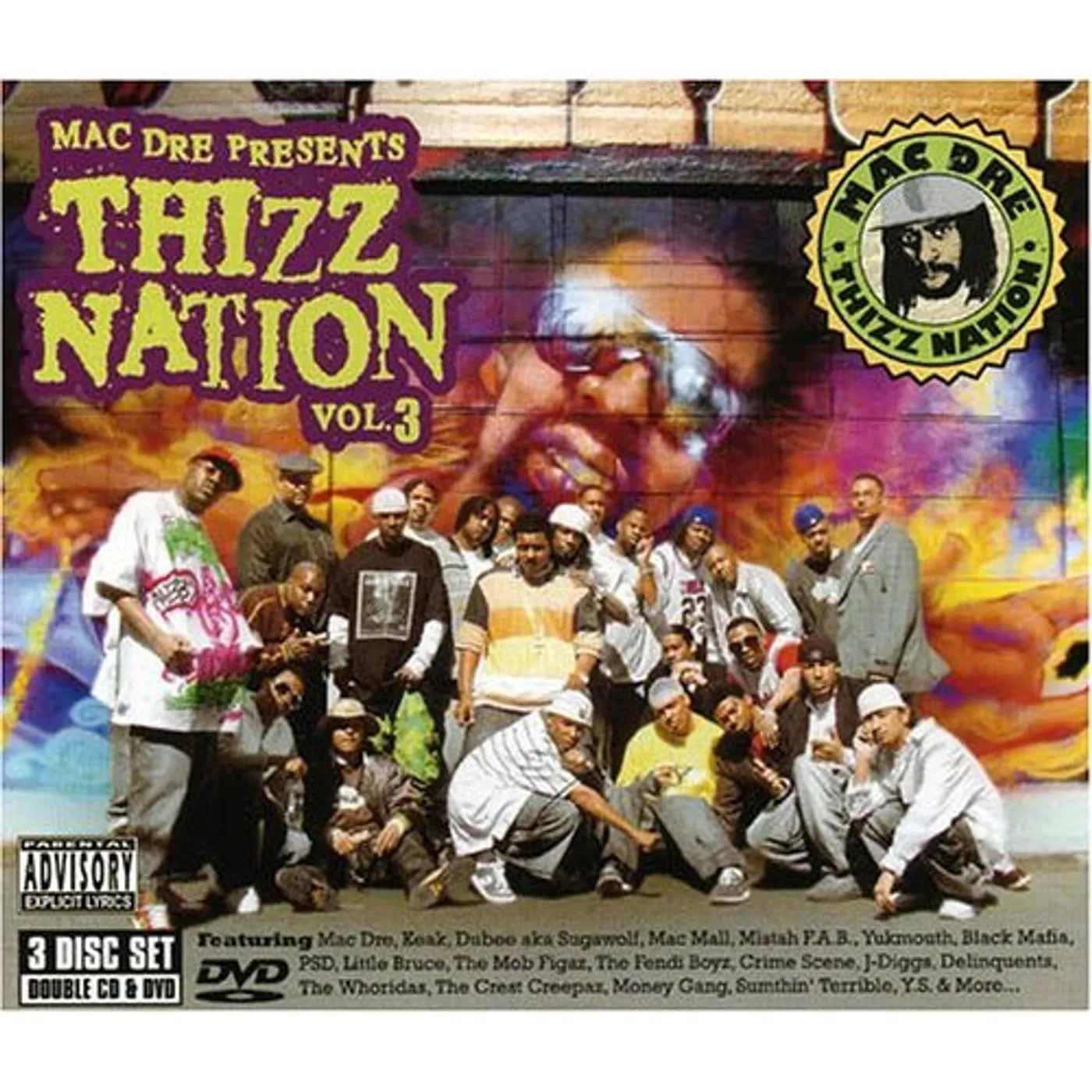 MAC DRE PRESENTS THIZZ NATION 3 CD