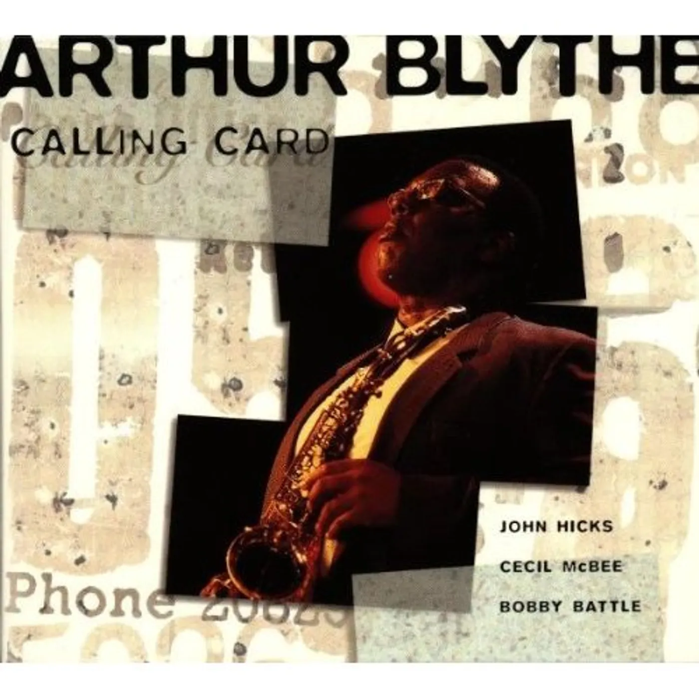 Arthur Blythe CALLING CARD CD