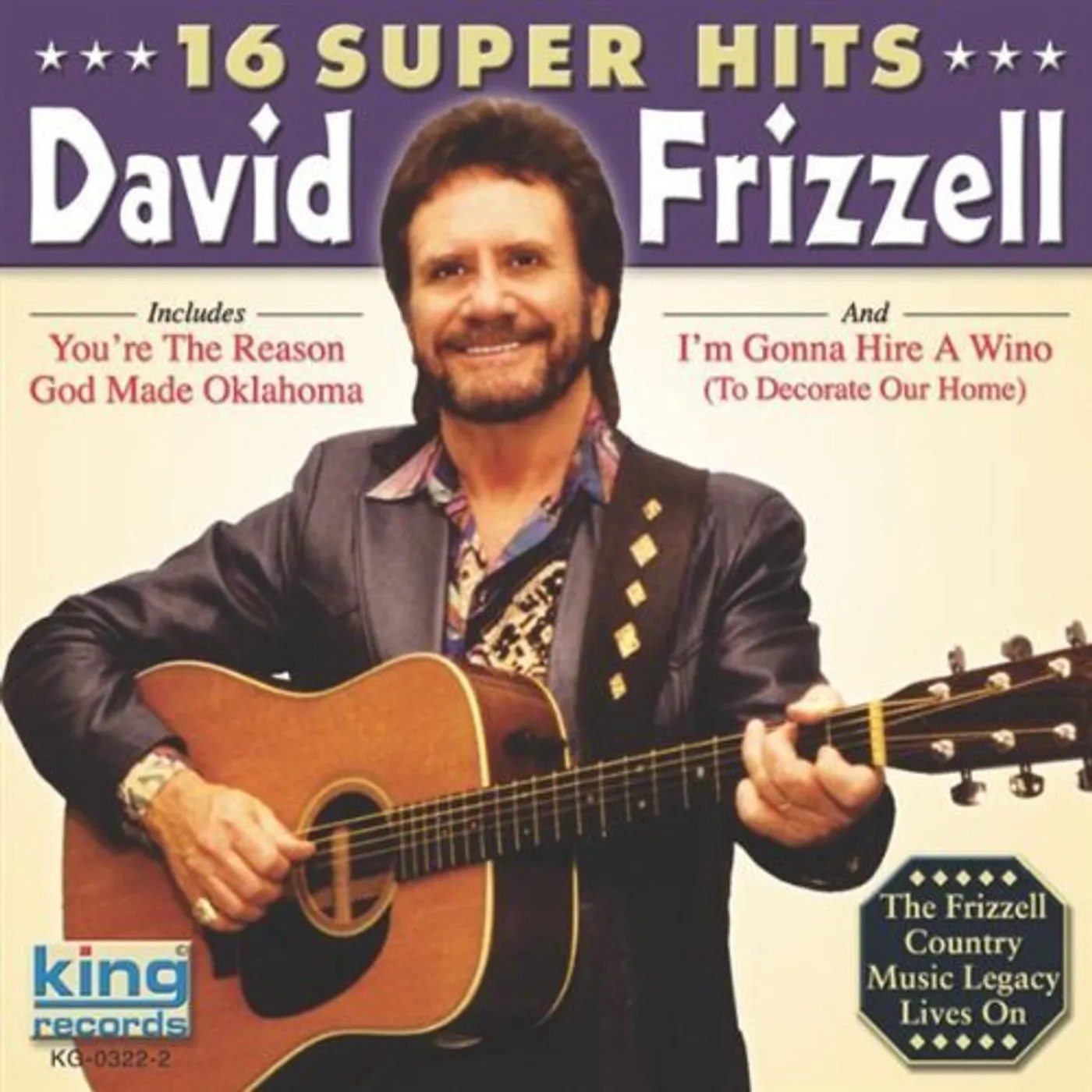 David Frizzell 16 SUPER HITS CD