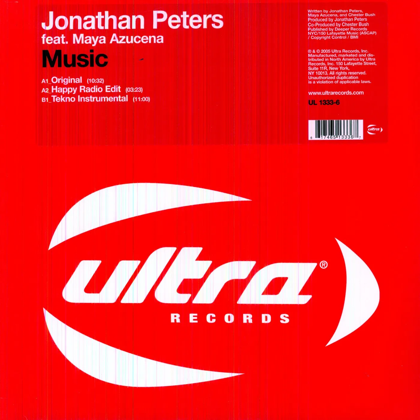 Jonathan Peters Music Vinyl Record