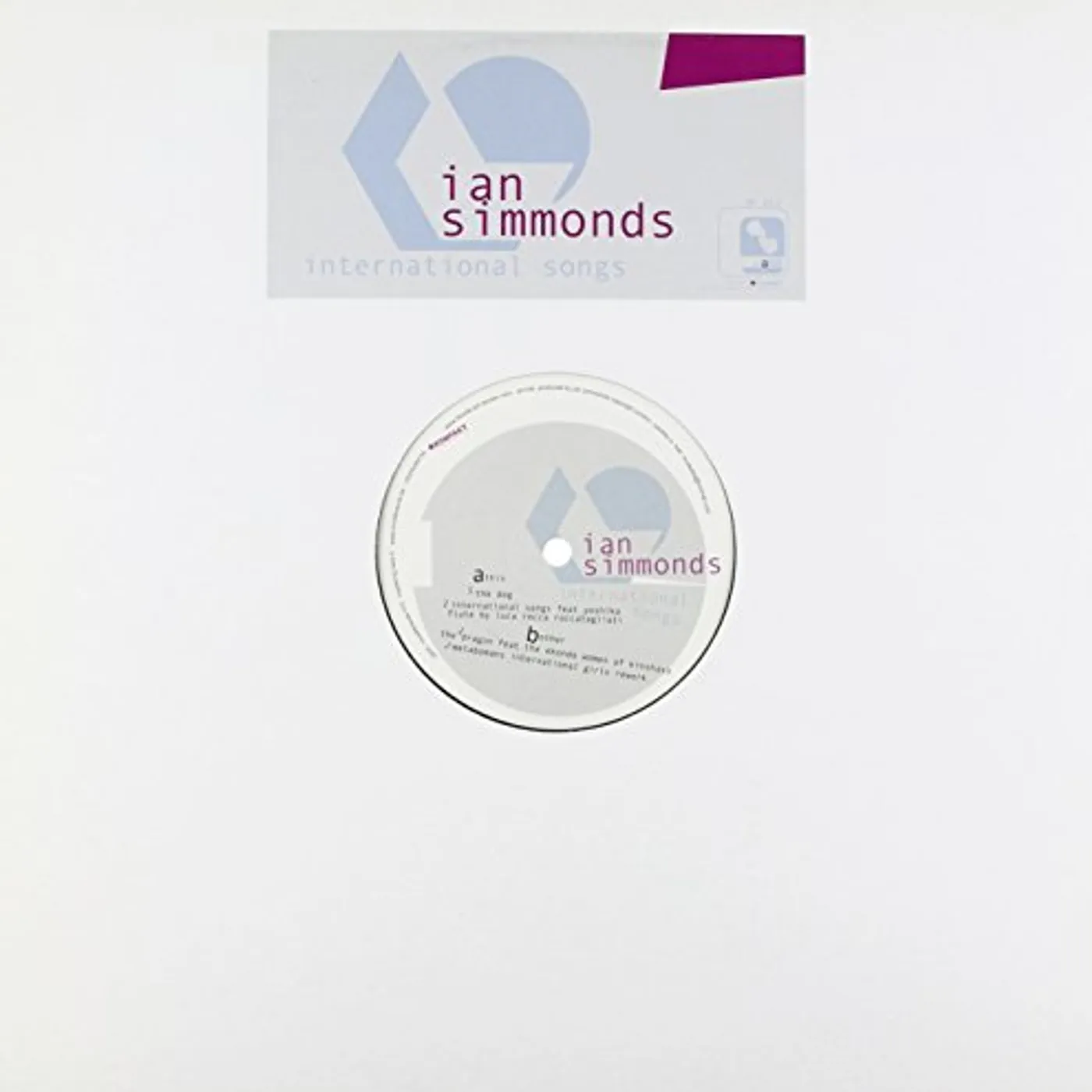 Ian Simmonds International Songs Vinyl Record