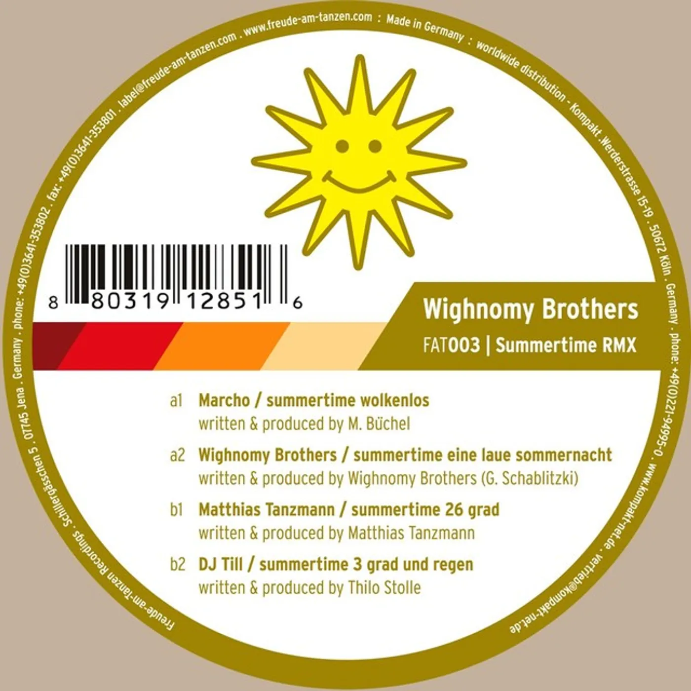 Wighnomy Brothers SUMMERTIME REMIXES Vinyl Record