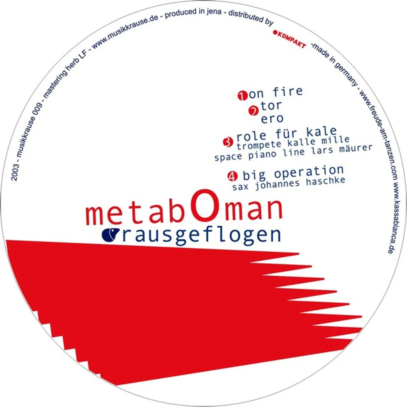 Metaboman Rausgeflogen Vinyl Record