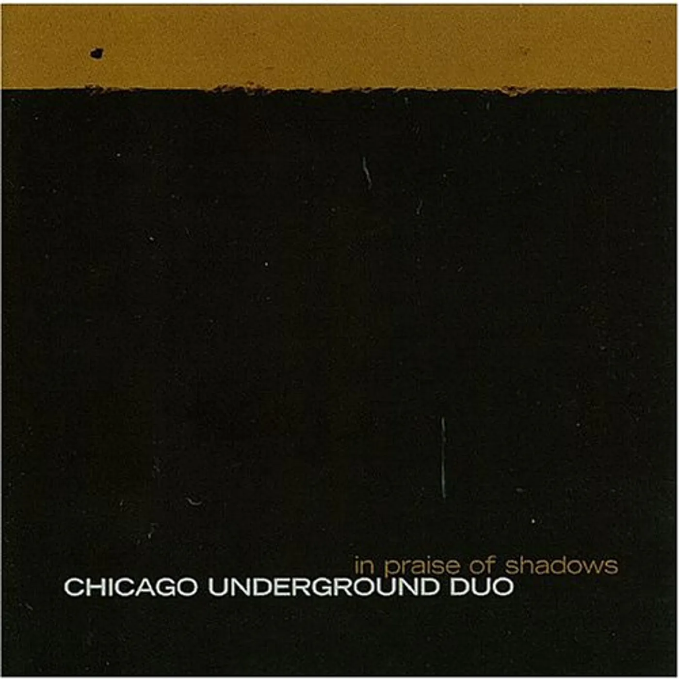 Chicago Underground Duo In Praise Of Shadows Vinyl Record