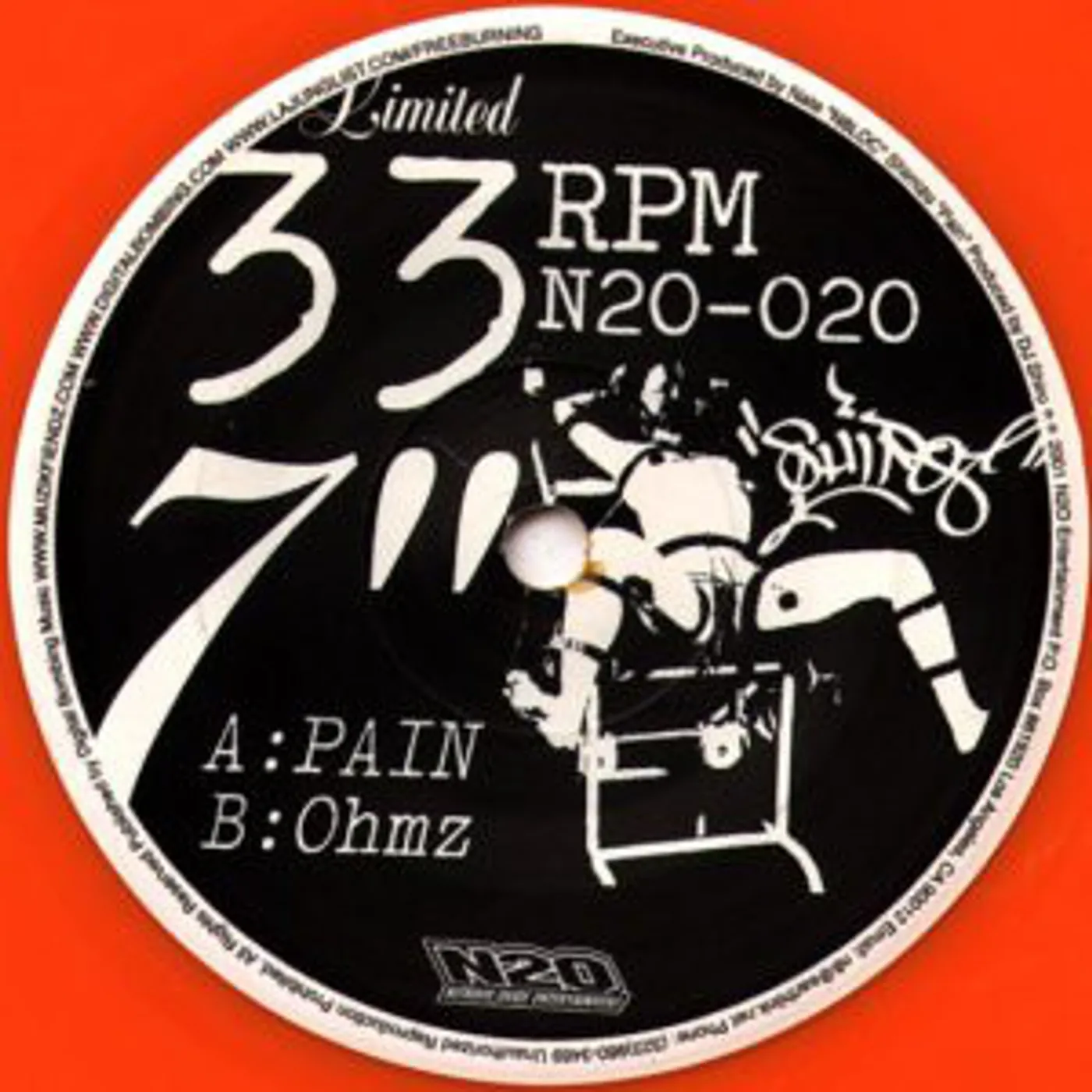DJ Shiro PAIN: OHMZ Vinyl Record