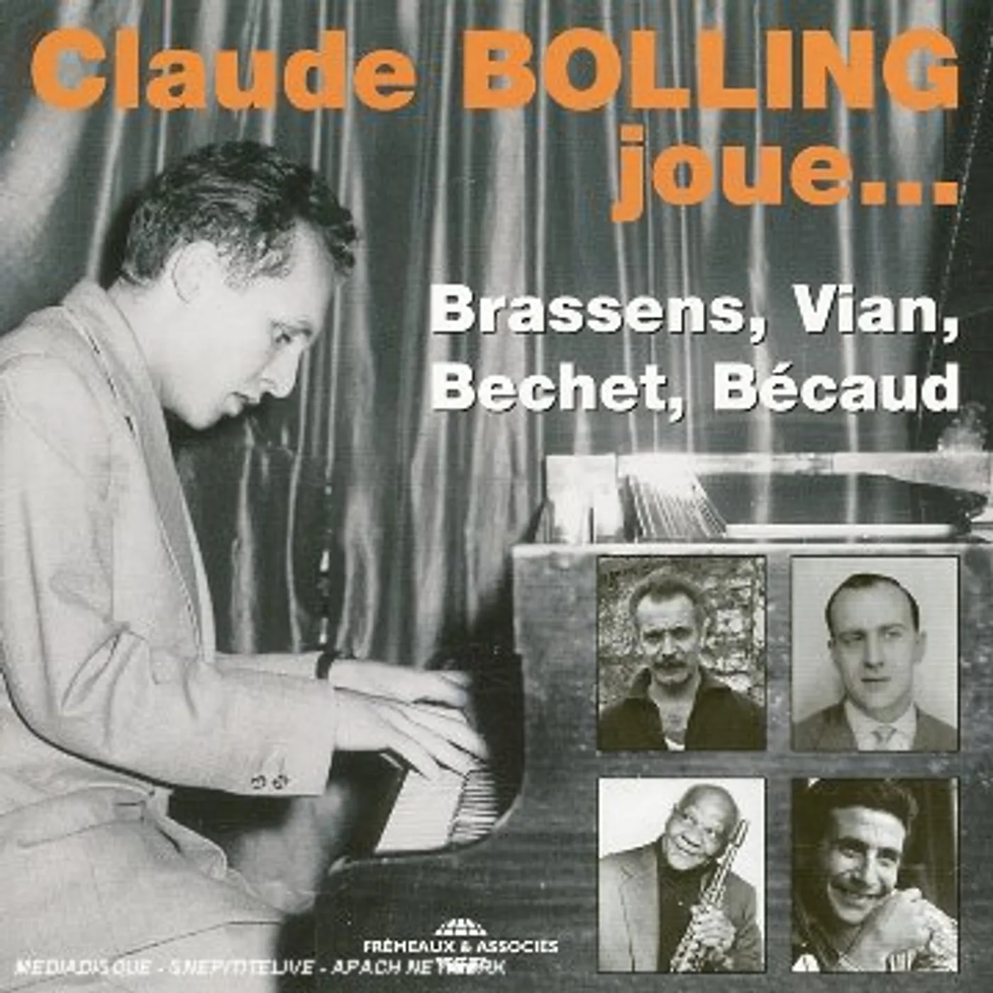 Claude Bolling PLAYS BRASSENS BECHET VIAN BECAUD CD