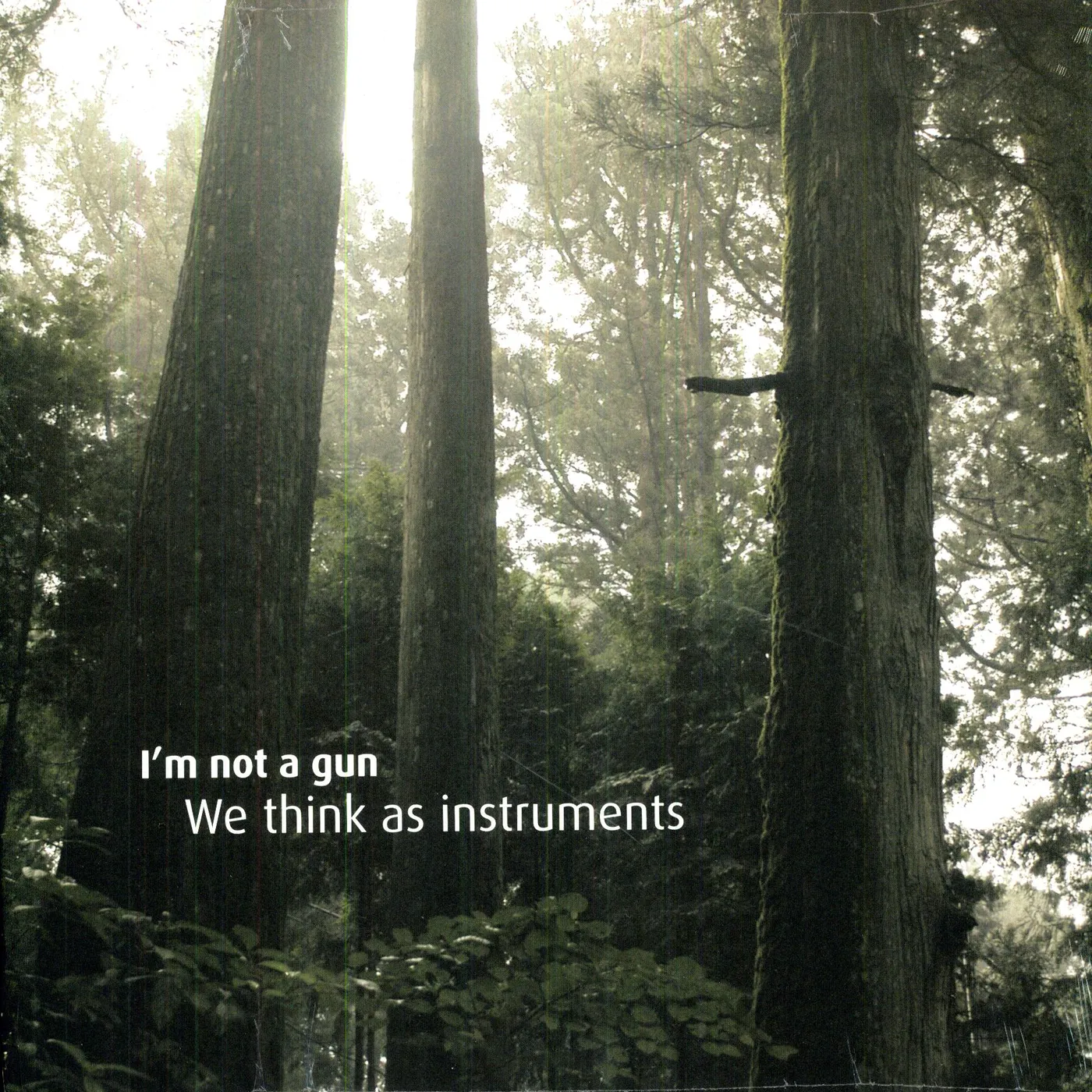 I'm Not A Gun WE THINK AS INSTRUMENTS Vinyl Record