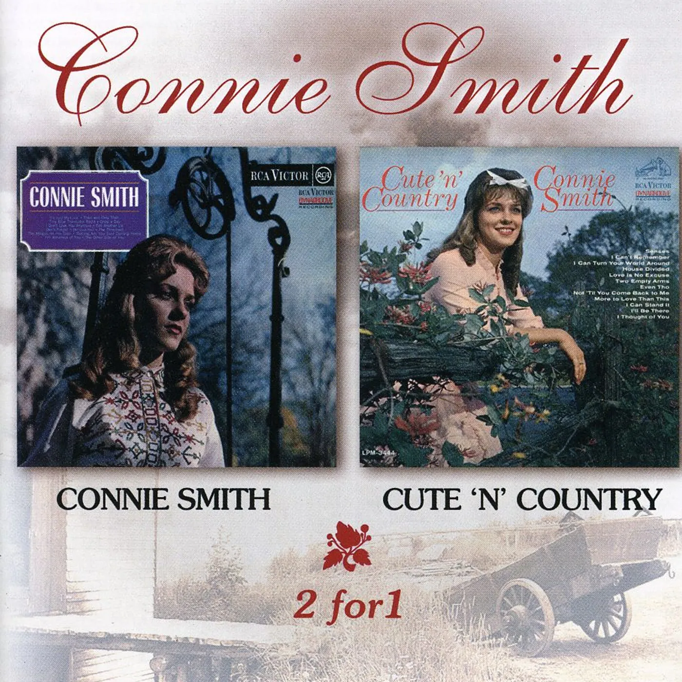 CONNIE SMITH: CUTE N COUNTRY (2 ON 1) CD