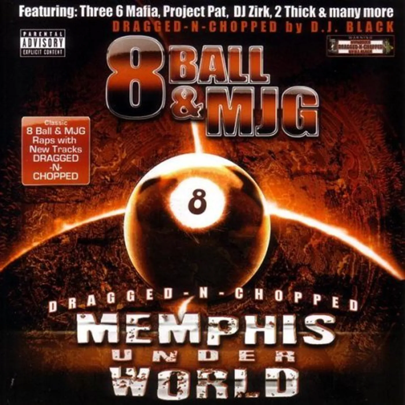 Eightball & Mjg MEMPHIS UNDER WORLD (DRAGGED-N-CHOPPED) CD