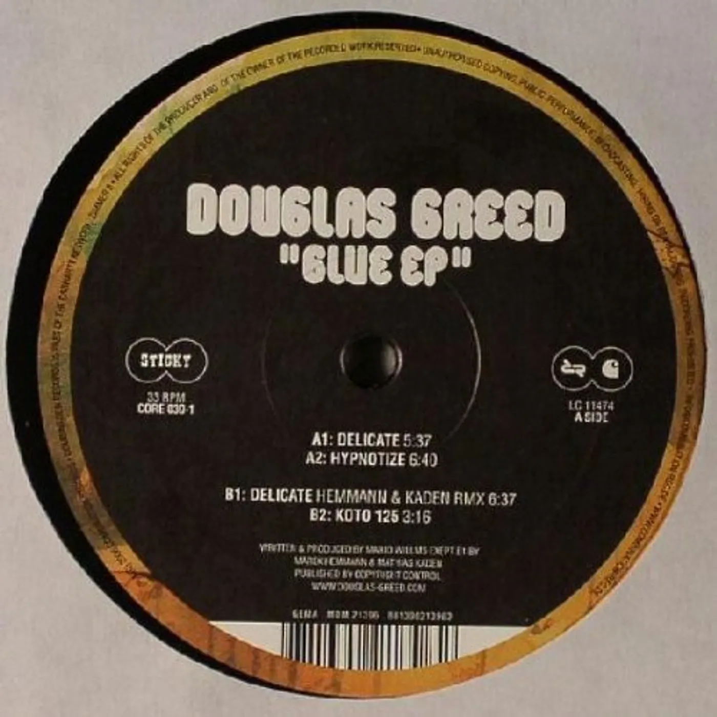 Douglas Greed GLUE Vinyl Record