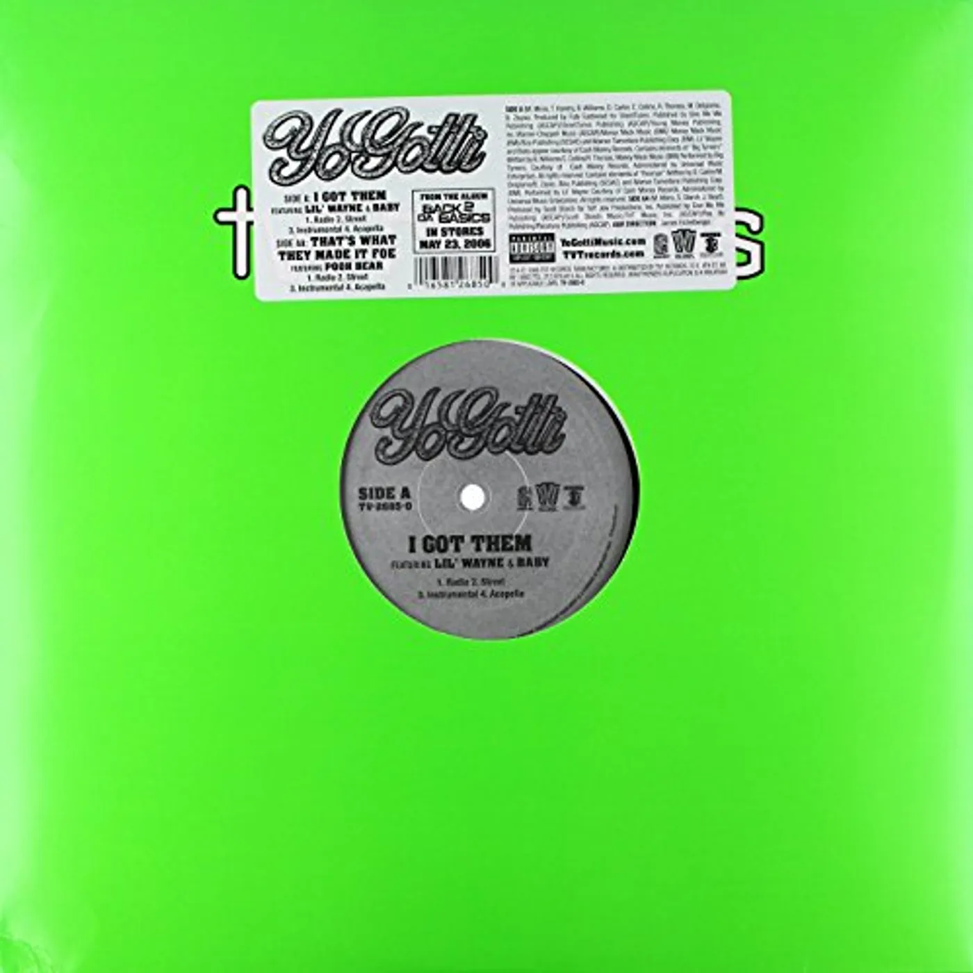 Yo Gotti I GOT THEM & THAT'S WHAT THEY MADE IT FOE Vinyl Record