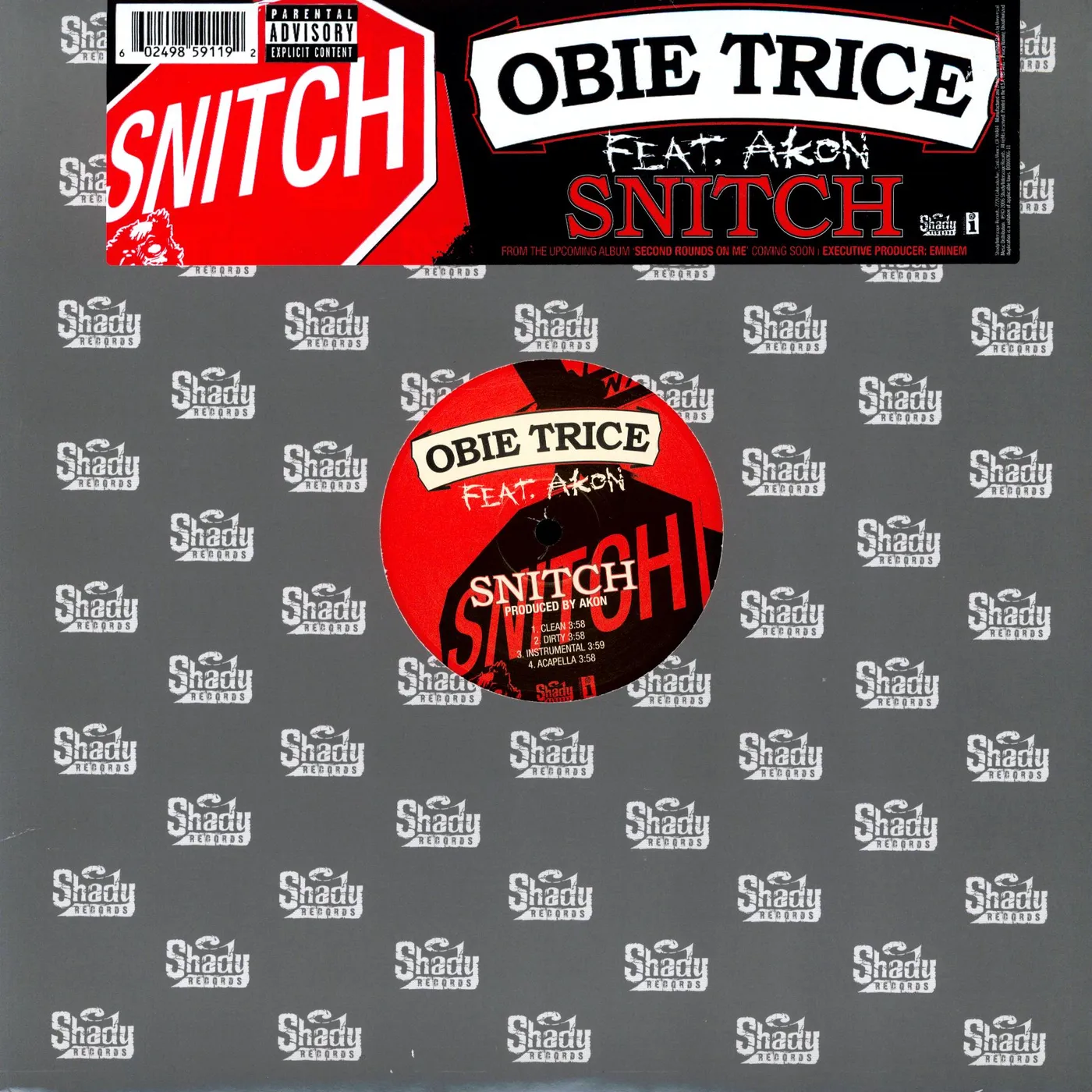 Obie Trice SNITCH (X4) Vinyl Record