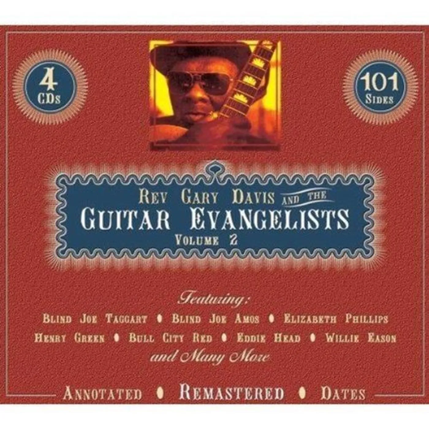 Rev. Gary Davis GUITAR EVANGELISTS 2 CD