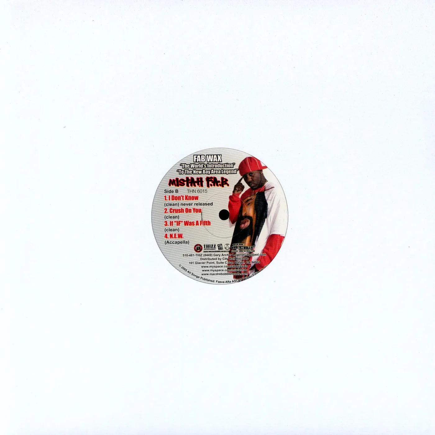 Mistah Fab SUPER SIC WIT IT & I DON'T KNOW Vinyl Record