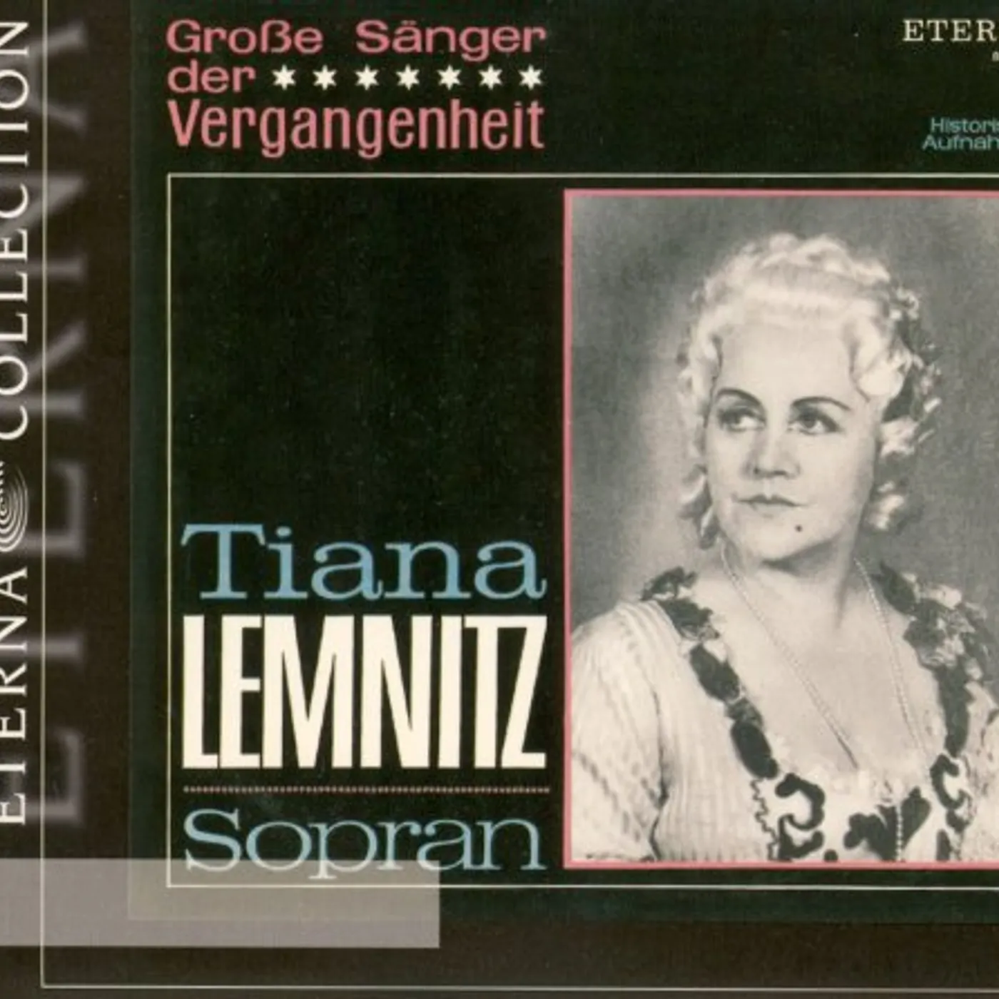 Tiana Lemnitz GREAT SINGERS OF THE PAST CD