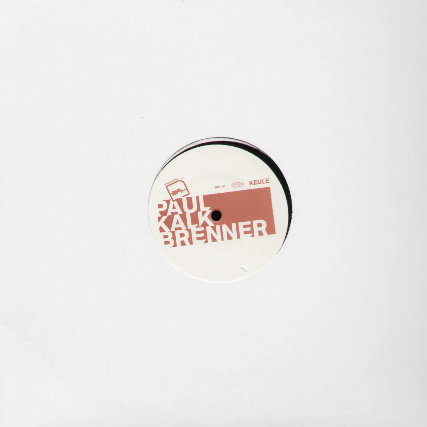 Paul Kalkbrenner Keule Vinyl Record