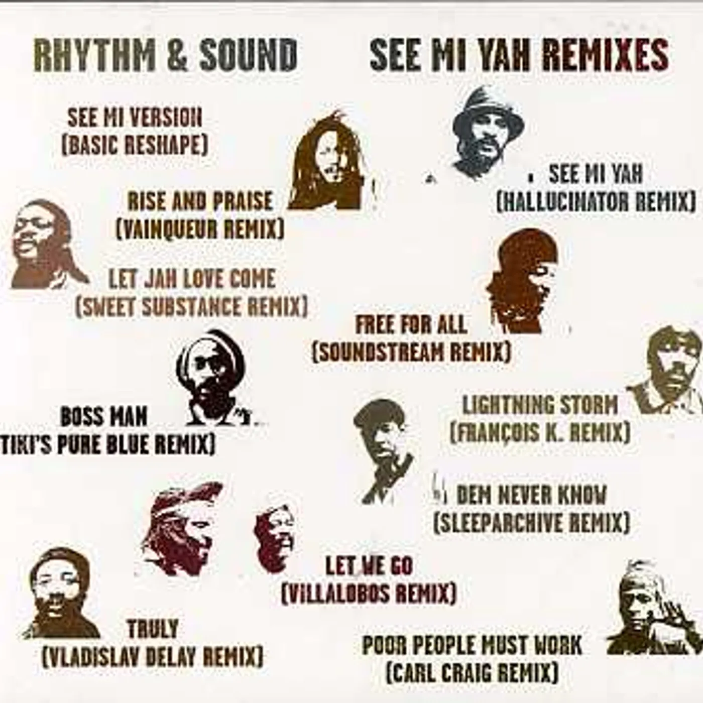 Rhythm & Sound SEE MI YAH REMIXES CD