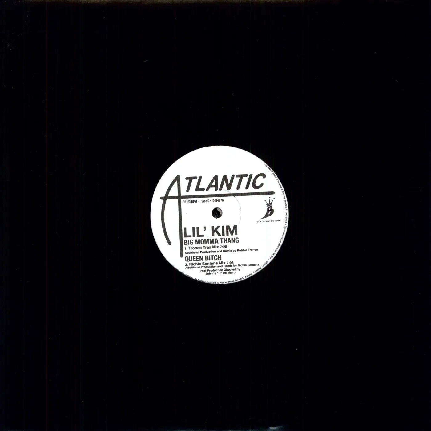 Lil' Kim REMIXES Vinyl Record