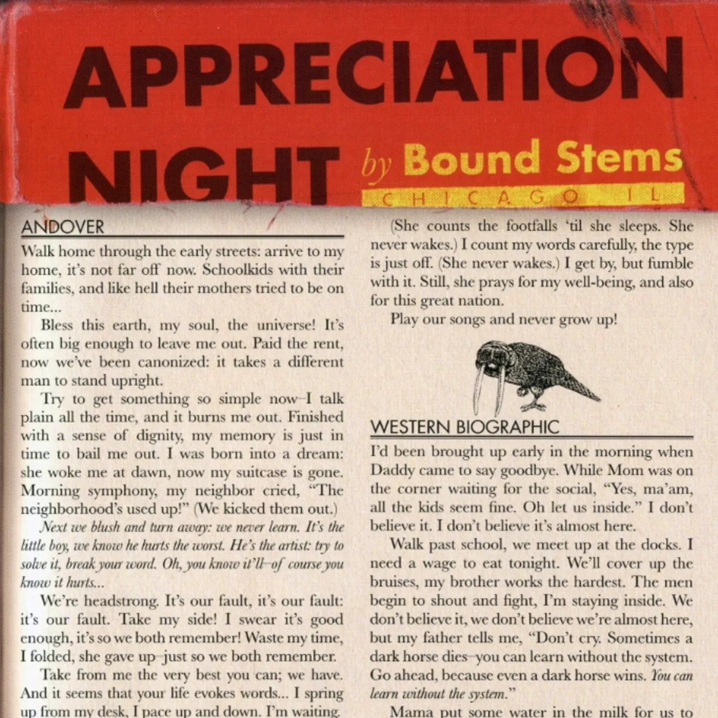 Bound Stems APPRECIATION NIGHT CD