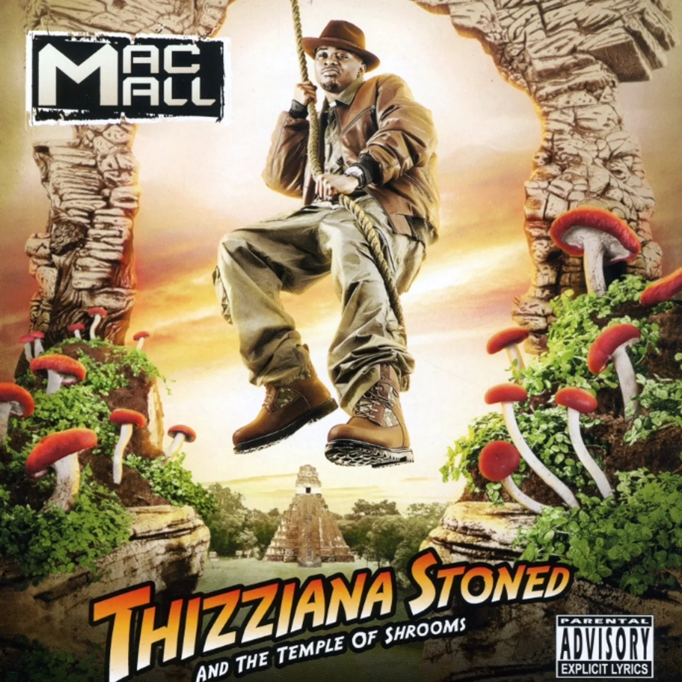 Mac Mall THIZZIANA STONED & THA TEMPLE OF SHROOMS CD