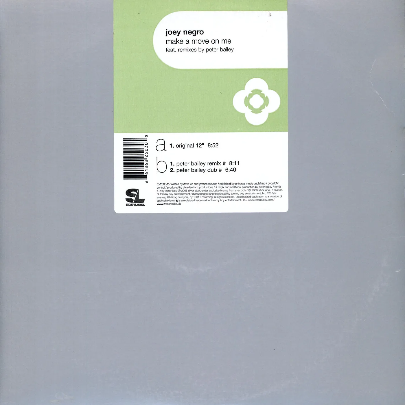 Joey Negro Make A Move On Me Vinyl Record