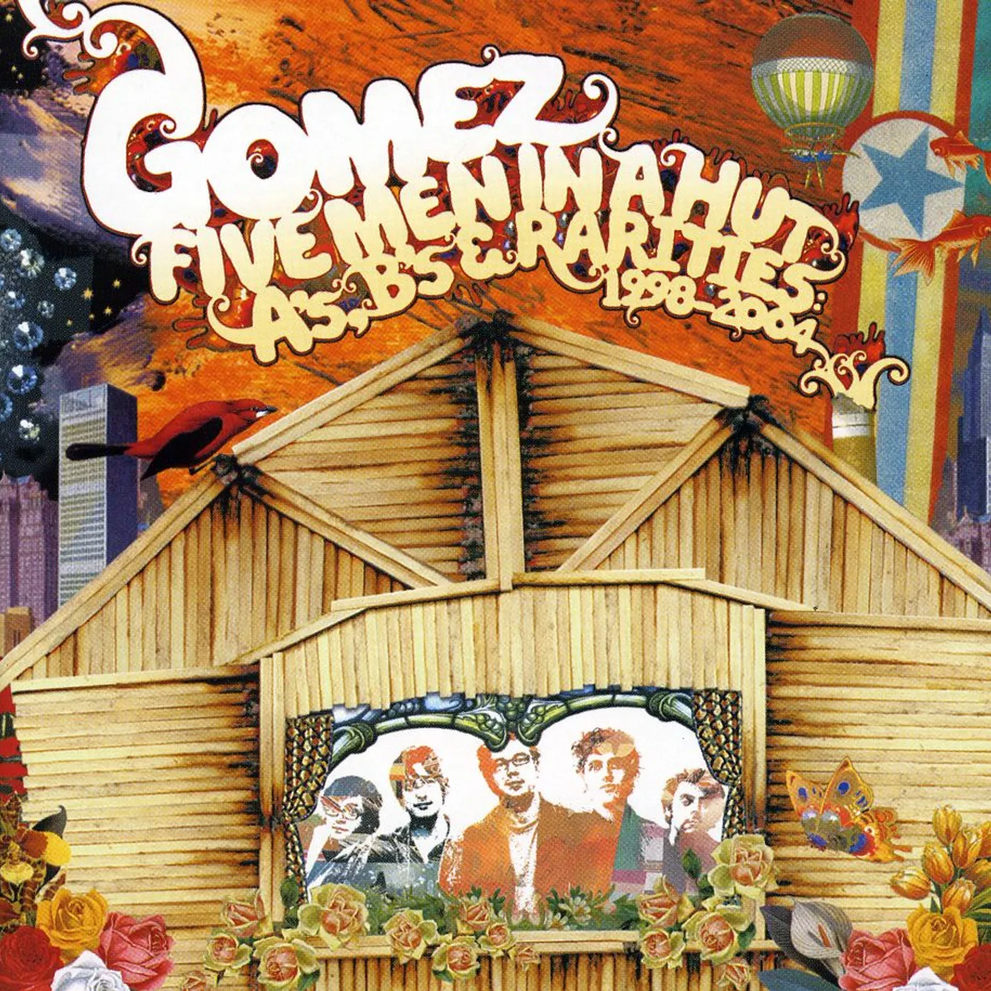Gomez FIVE MEN IN A HUT (SINGLES 1998-2004) CD