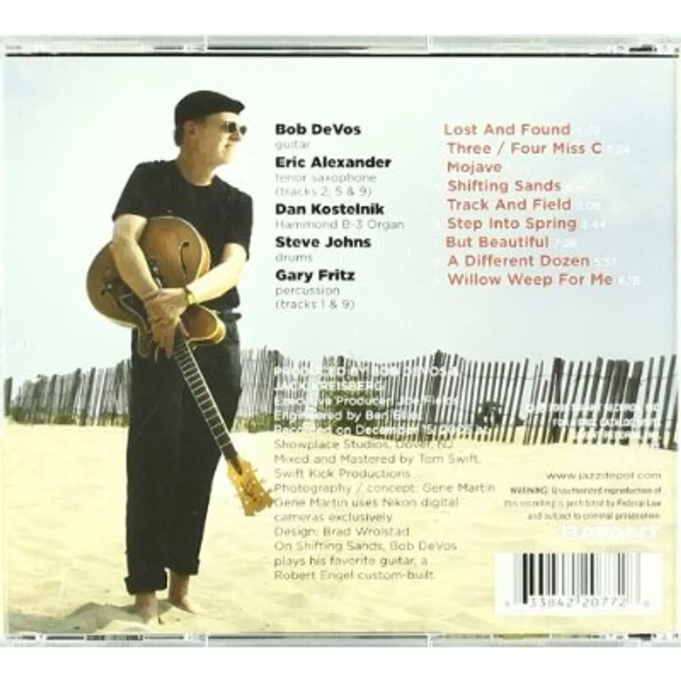 Bob Devos SHIFTING SANDS CD