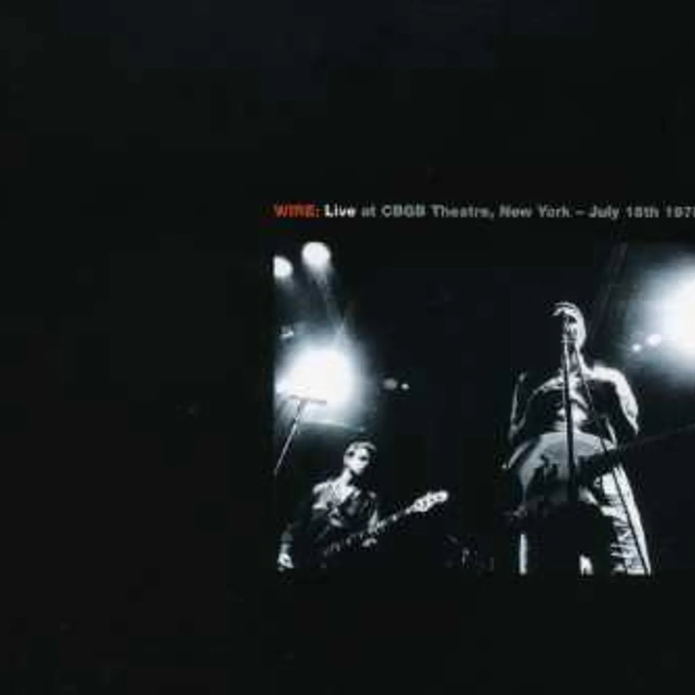 Wire LIVE AT THE ROXY / LIVE AT CBGB THEATRE CD