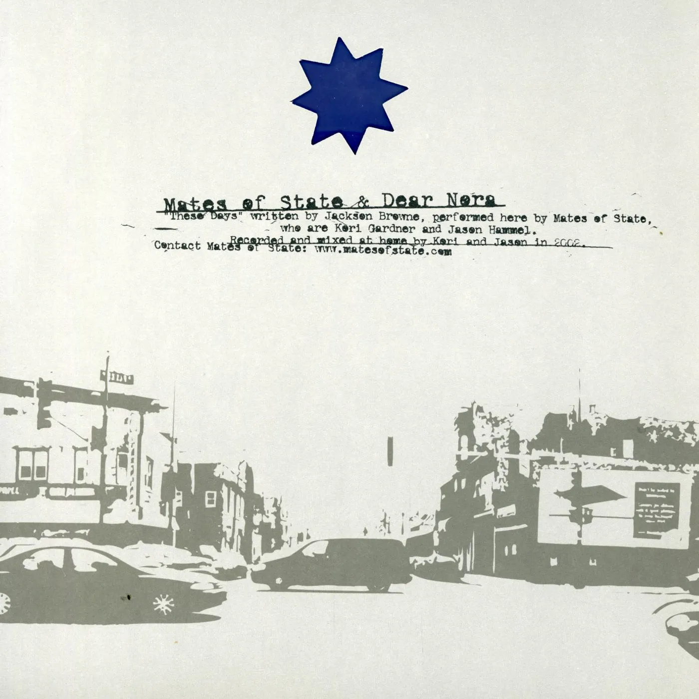 Mates of State DEAR NORA SPLIT (Vinyl)