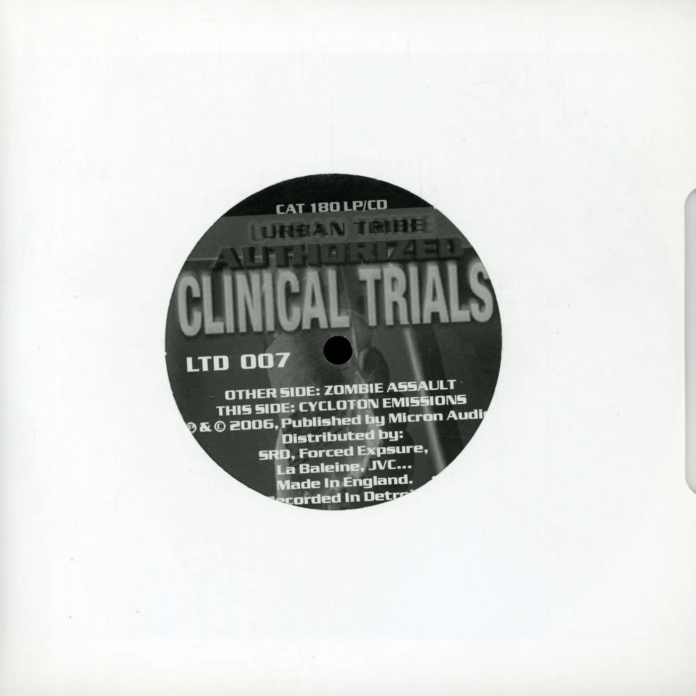 Urban Tribe ACCEPTABLE SIDE EFFECTS Vinyl Record