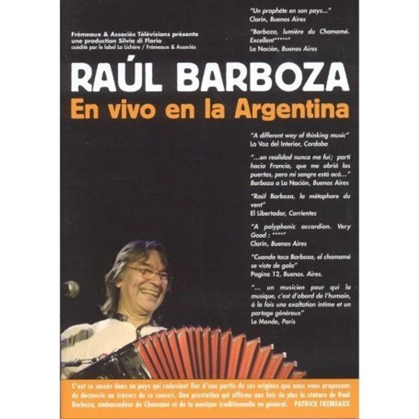Raul Barboza EN VOVO EN LA ARGENTINA DVD