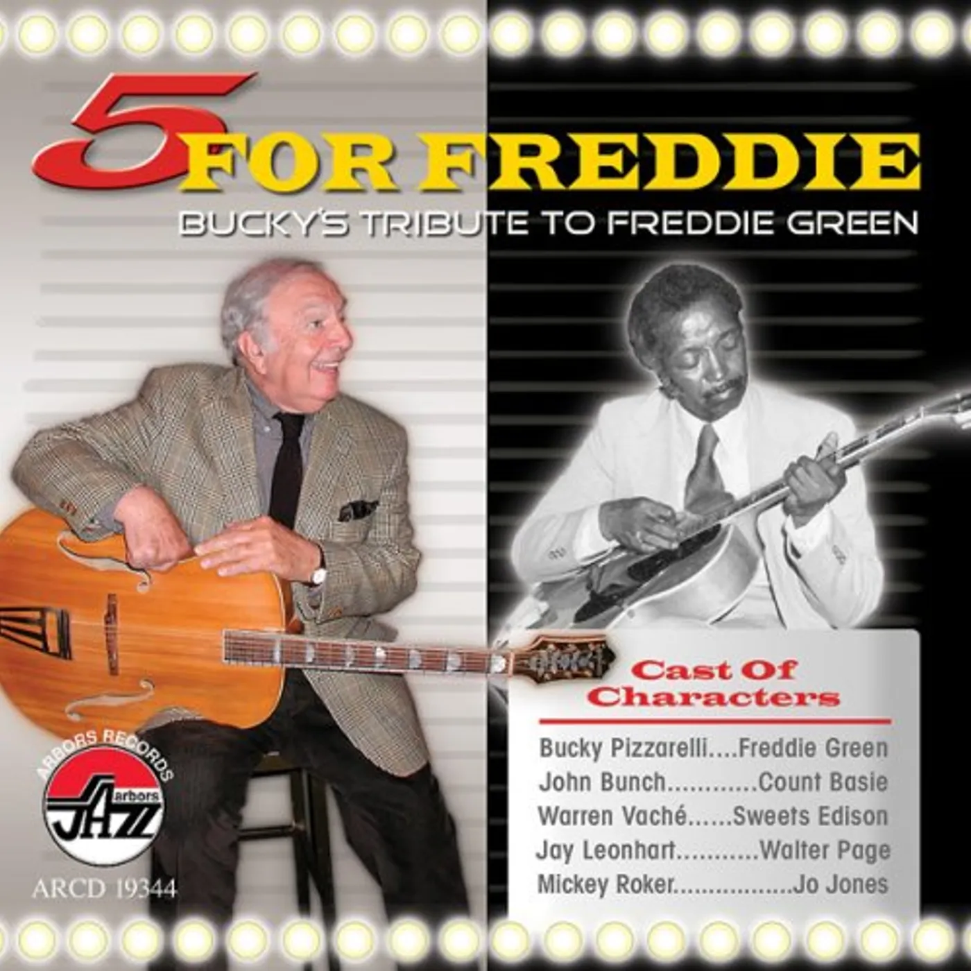 Bucky Pizzarelli 5 FOR FREDDIE: BUCKY'S TRIBUTE TO FREDDIE GREEN CD