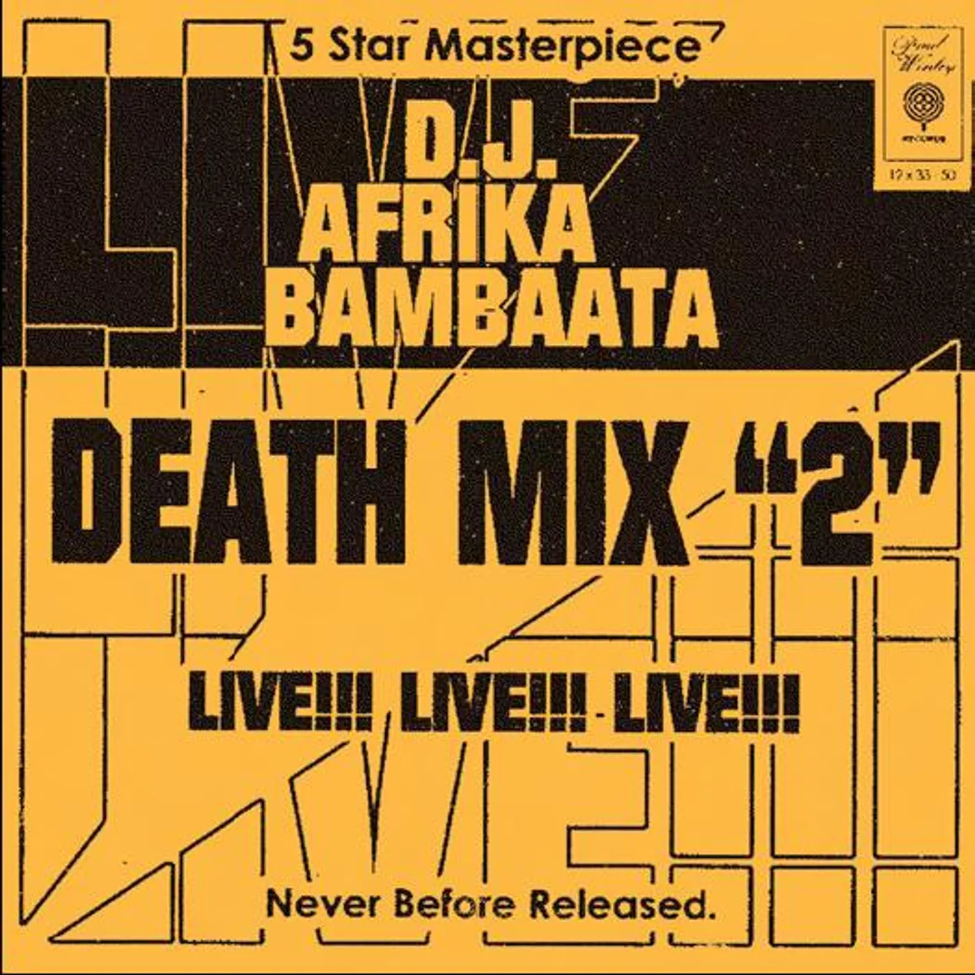 Afrika Bambaataa DEATH MIX 2 CD