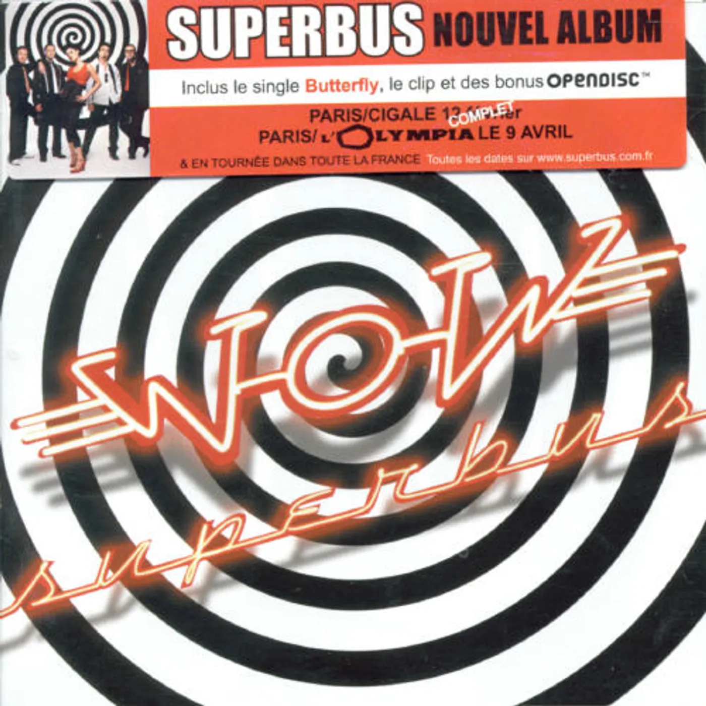 Superbus WOW CD